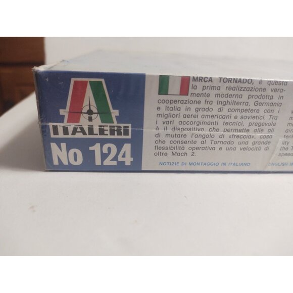 Vintage 1/72 Italeri Airplane Model M.R.C.A. Toronado #124 Sealed Box - Picture 10 of 10